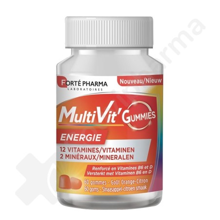 Forté Pharma MultiVit' Gummies Energie - 60 gommes