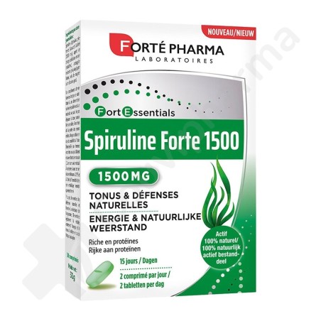 Spiruline Forte 1500 mg - 30 tabletten