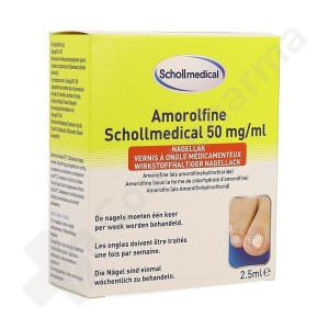 Scholl Medical Amorolfine 50 mg/ml - Vernis à ongle 2,5 ml