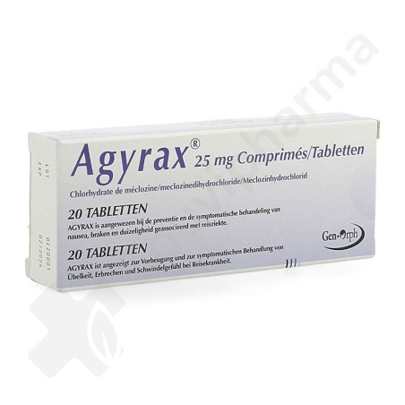Agyrax 25 mg - 20 tabletten