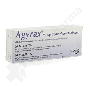 Agyrax 25 mg - 20 tabletten