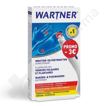 Wartner Cryo Freeze 2.0 Verrues communes et plantaires - Stylo 14 ml