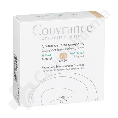 Avène Crème De Teint Compacte Naturel Oil-Free - 9,5 g