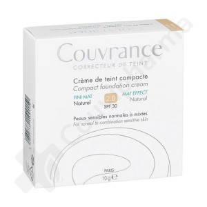 Avène Getinte Compact Crème Natuurlijk Oil-Free - 9,5 g