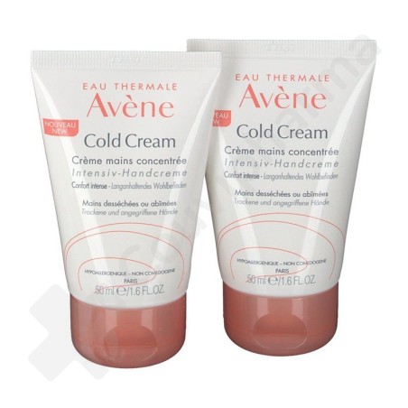 Avène Cold Cream Crème Mains - 2x50 ml
