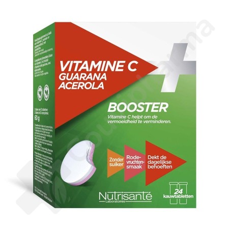 Nutrisanté Vitamine C + Guarana - 24 kauwtabletten