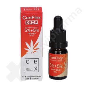 Canflex Drop 5% CBG + 5% CBD - 10 ml