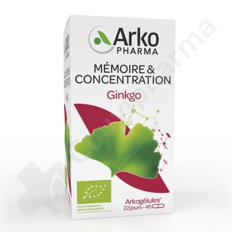 Arkocapsules Gingko - 45 capsules