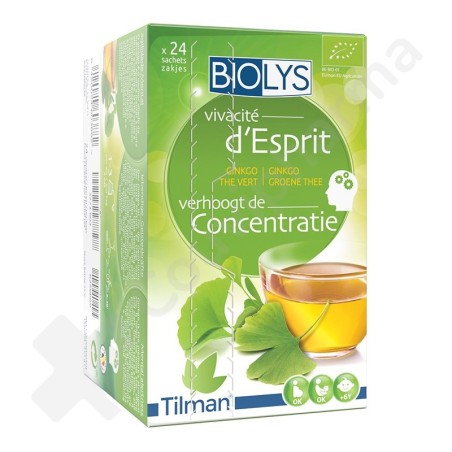 Biolys Ginkgo Groene Thee - 24 sachets