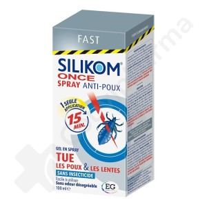 Silikom Once Spray Gel Anti-Luizen - 100 ml