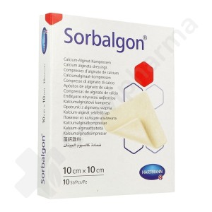 Sorbalgon 10 x 10 cm - 10 compressen