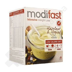 Modifast Pudding Hazelnootjes - 8 sachets van 55 g
