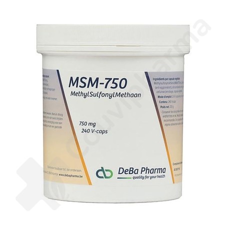 Deba MSM 750 - 240 capsules
