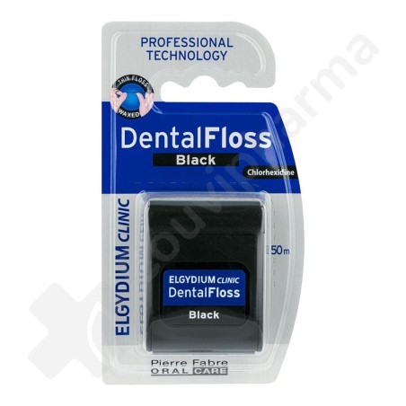 Elgydium Clinic DentalFloss Black - 50 m