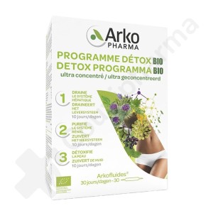 Arkofluide Detox Programma 30 Dagen - 30 ampullen