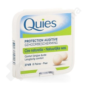 Quies Oordoppen Natuurlijke Was - 8 paar