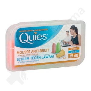 Quies Oordoppen Schuim Fluo - 3 paar