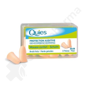 Quies Oordoppen Schuim Huidskleur - 3 paar