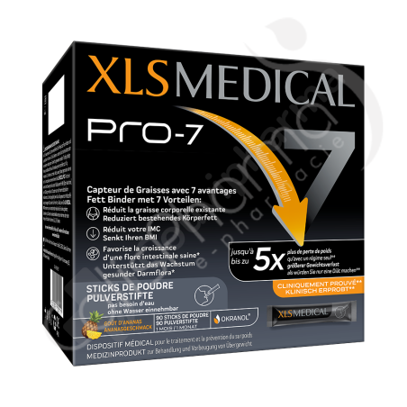 XLS Medical Pro-7 - 90 sticks de poudre