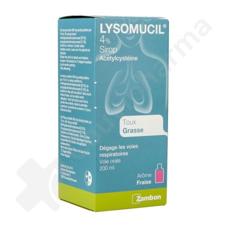 Lysomucil 4% - Siroop 200 ml
