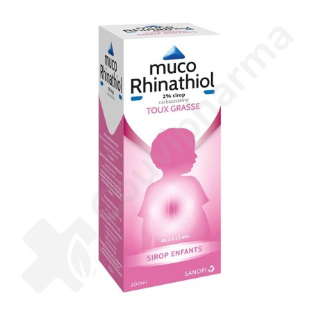 Muco Rhinathiol 2% Vette Hoest - Siroop kinderen 200 ml