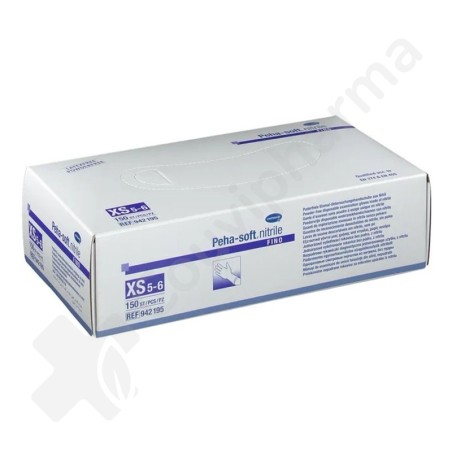 Handschoenen Peha-Soft Nitril Fino XS - 150 handschoenen
