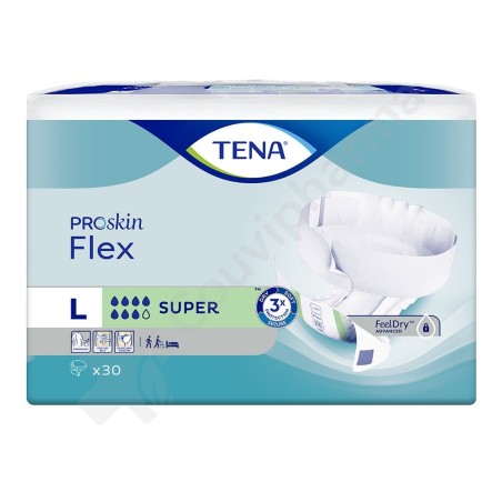 Tena Flex Super Large - 30 incontinentiebroekjes met heupband