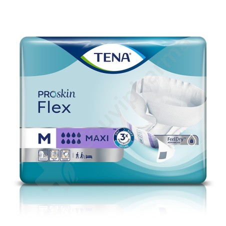 Tena Flex Maxi Medium - 22 changes avec ceinture
