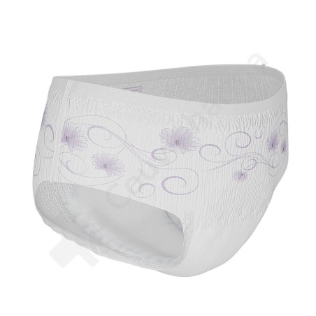 Tena Silhouette Plus Blanc Large - 10 sous-vêtements protecteurs