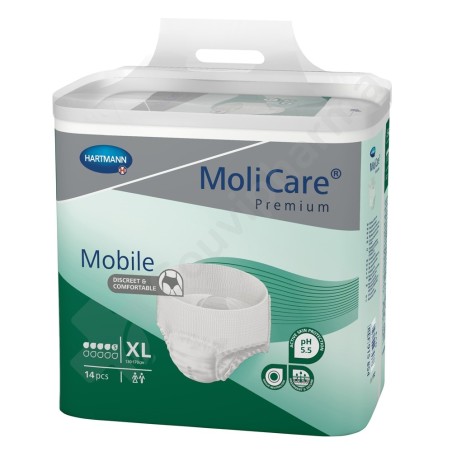 Molicare Mobile 5 Druppels Extra Large - 14 incontinentiebroekjes