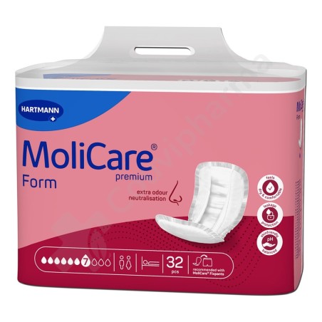 Molicare Form 7 Gouttes - 32 couches anatomiques