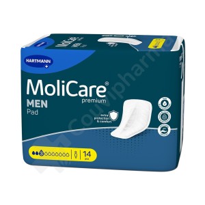 Molicare Men Pad 3 Druppels - 14 incontinentieverbanden