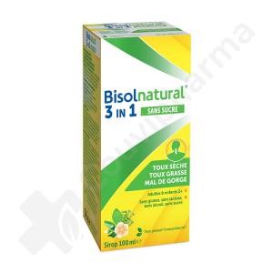 BisolNatural 3 in 1 Suikervrij - Siroop 100 ml