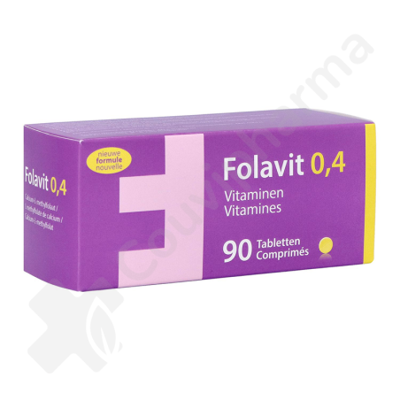 Folavit 0,4 mg Vitaminen - 90 tabletten