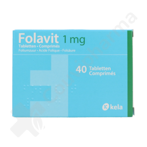 Folavit 1 mg - 40 tabletten