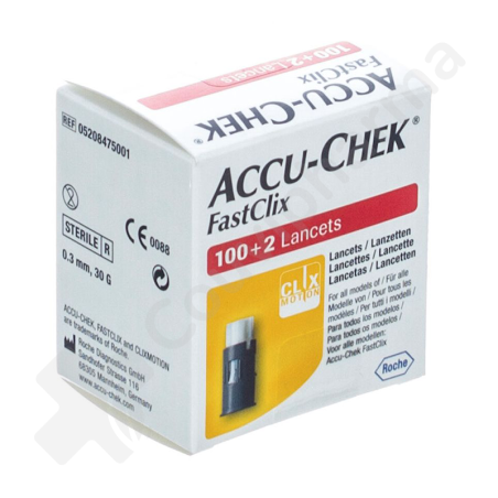 Accu-Chek FastClix - 102 lancettes