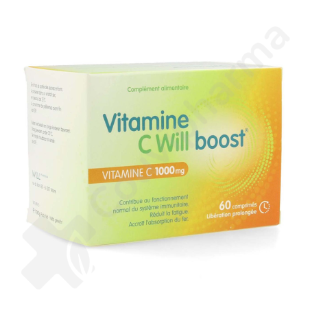 Vitamine C Will Boost - 60 capsules met verlengde afgifte