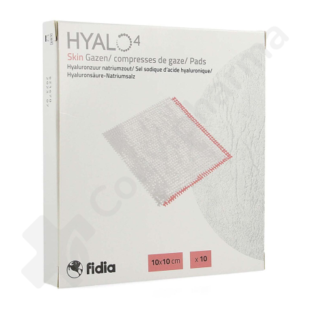 Hyalo 4 Skin Compresse de gaze 10 x 10 cm - 10 pièces Hyalo 4 Skin Compresse de gaze 10 x 10 cm - 10 pièces