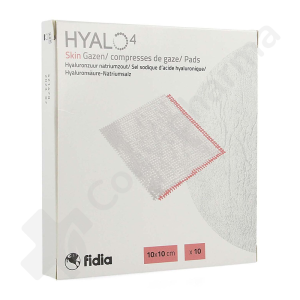 Hyalo 4 Huidgaaskompres 10 x 10 cm - 10 stuks