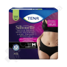 Tena Silhouette Plus Noir Medium - 12 sous-vêtements protecteurs