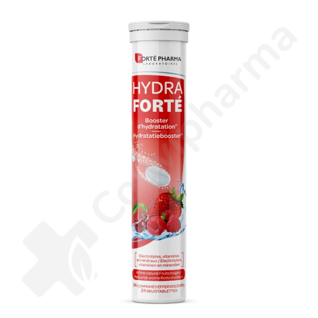 Hydra Forté Hydratatiebooster Rode Vruchten - 24 bruistabletten