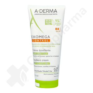A-Derma Exomega Control Emollient Crème - 200 ml