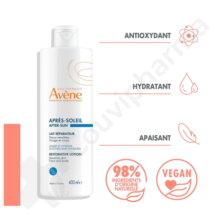 Avène After Sun Hydraterende en Verzachtende Herstellende Melk - 400 ml