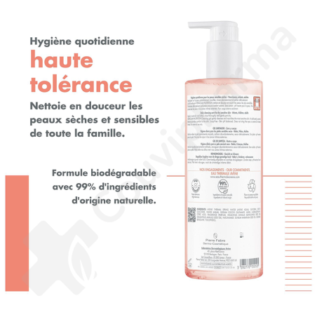 Avène Xeracalm Gel Nettoyant - 500 ml