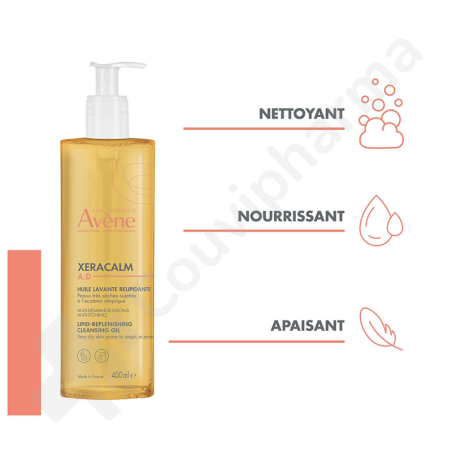 Avène XeraCalm A.D Huile Lavante Relipidante - 400 ml