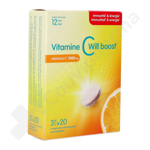 Vitamine C Will Boost - 60 comprimés effervescents