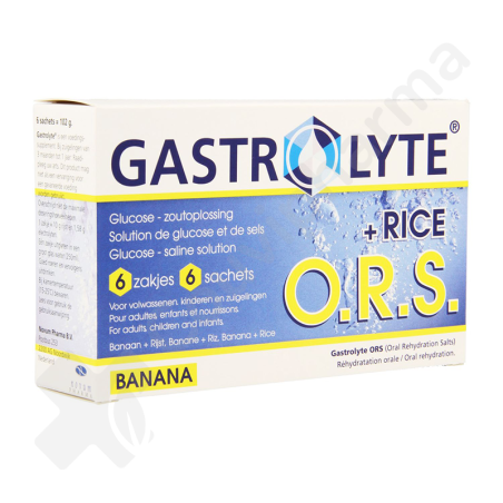 Gastrolyte O.R.S - 6 zakjes van 102 g