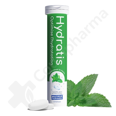 Hydratis Menthe - 20 comprimés effervescents