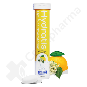 Hydratis Citron & Fleurs de Sureau - 20 comprimés effervescents