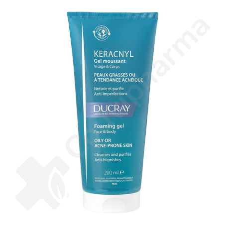 Ducray Keracnyl Gel Moussant - 200 ml